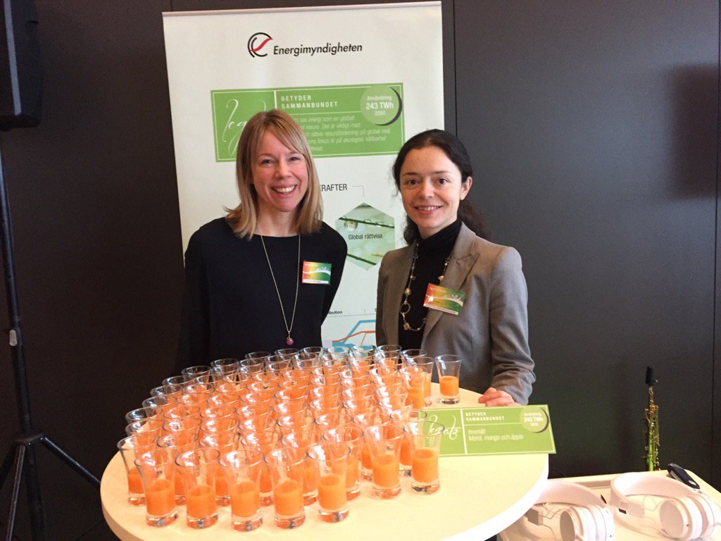 Lyssna samtala och smaka på #fyraframtider hos våra framtidsguider Åsa och Svetlana på #energiutblick