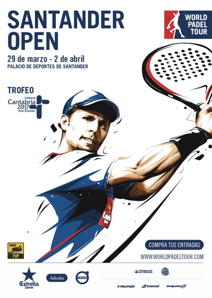 Vamos calentando motores de cara la 1a parada del <a href="/WorldPadelTour/">World Padel Tour</a> este 2017.
Del 29/03 al 2/04 ➡️ #WPTSantander 
Estáis preparados?
#Pádel