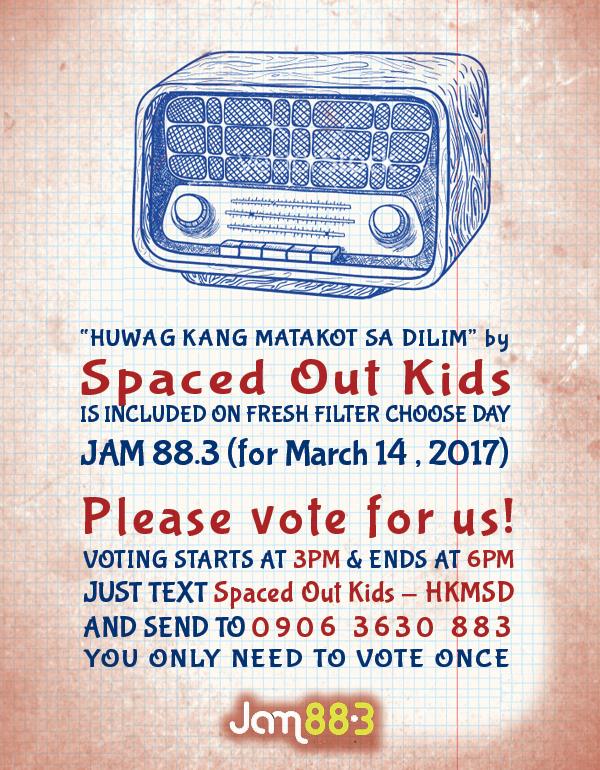 tanyamarkova's tweet image. Please Vote Norma Love's other project "Spaced Out Kids" on @Jam883 #FreshFilter Choose Day! Here's the instruction. Salamat! &amp;lt;3