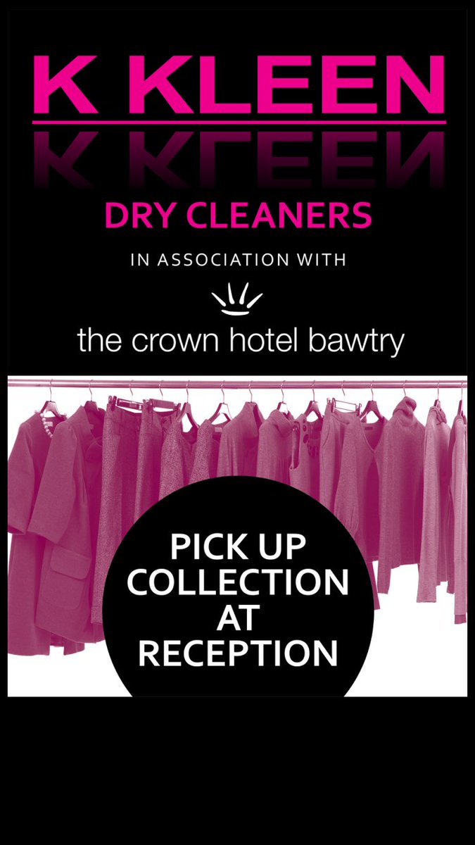 Fantastic agent for us <a href="/crownbawtry/">Crown Hotel Bawtry</a> @NYCBarandGrill open 24/7 to drop all #drycleaning off. #duvets #eveninggowns <a href="/YeOldeBell/">Ye Olde Bell Hotel & Spa</a>
