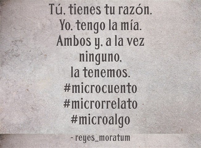 _soyreyes_'s tweet image. Cuestión de razón. 
#microrrelato 
#microalgo