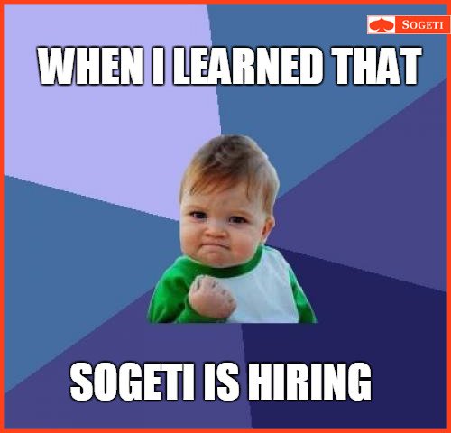 sogetibelux's tweet photo. "When I learned that @Sogetibelux is hiring 
https://t.co/ndbu3vb452
#Sogeti #Microsoft #Azure #Vacancies #Hiring" https://t.co/f8Waf4dDFE