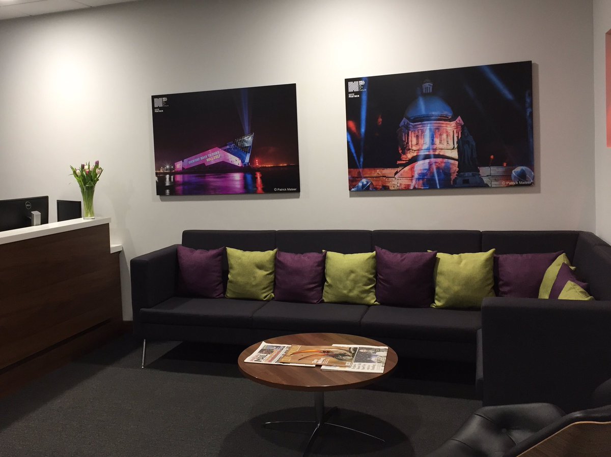 Rollits's tweet photo. Our new artwork is up in Citadel House - Proud to be a #Hull2017 City Partner #wearehull  @2017Hull https://t.co/EZOiLnlbBI