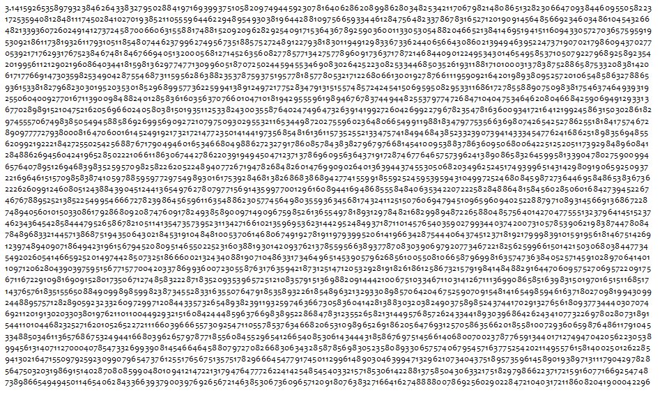 Dziś #DzieńLiczbyPi: święto niewymiernie pięknej stałej bit.ly/2mmyQmg #PiDay