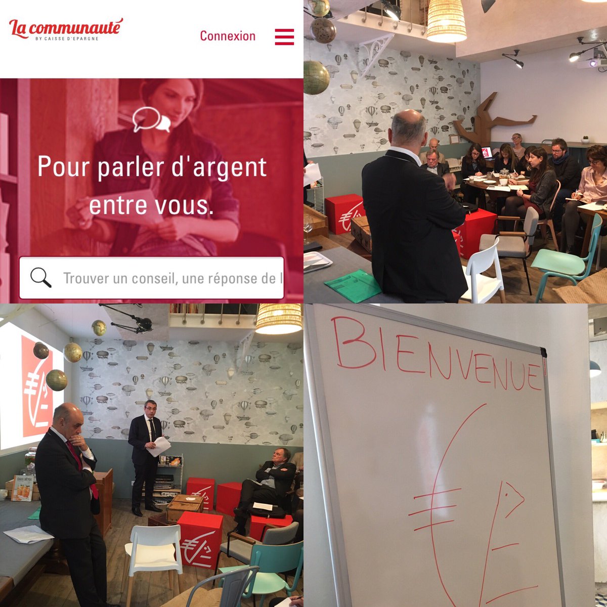 orianebauduin's tweet photo. @Caisse_Epargne lance La Communauté by Caisse d'Epargne https://t.co/e4nRxzlOgw au @_NuageCafe https://t.co/CghBbQsuNr