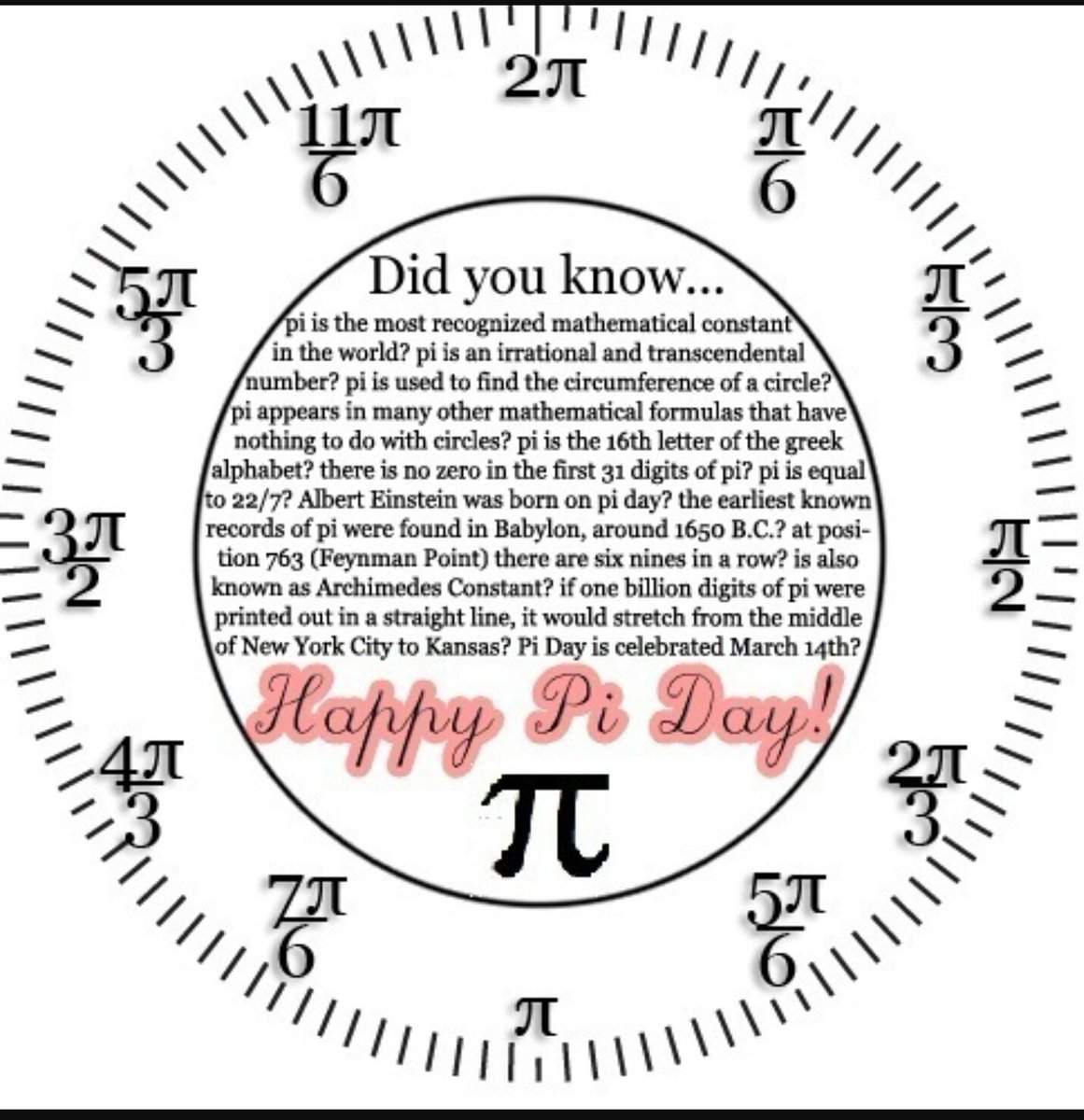 CarlyU19's tweet photo. Happy pi day everyone! 🤓 https://t.co/3Pt5XCqXaR