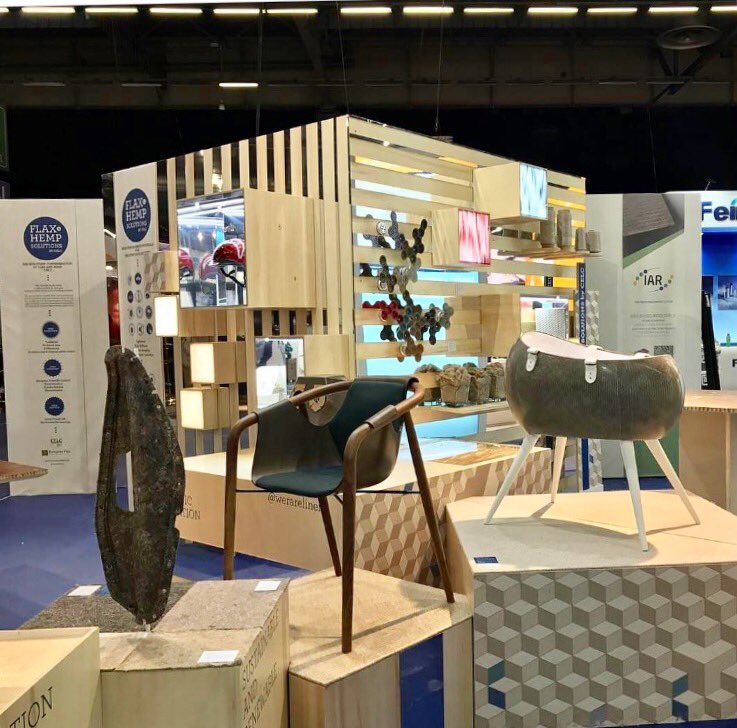 #JECWORLD2017 is now open. Discover #flax #hemp innovations H6G76 with @plastium @PoleIAR