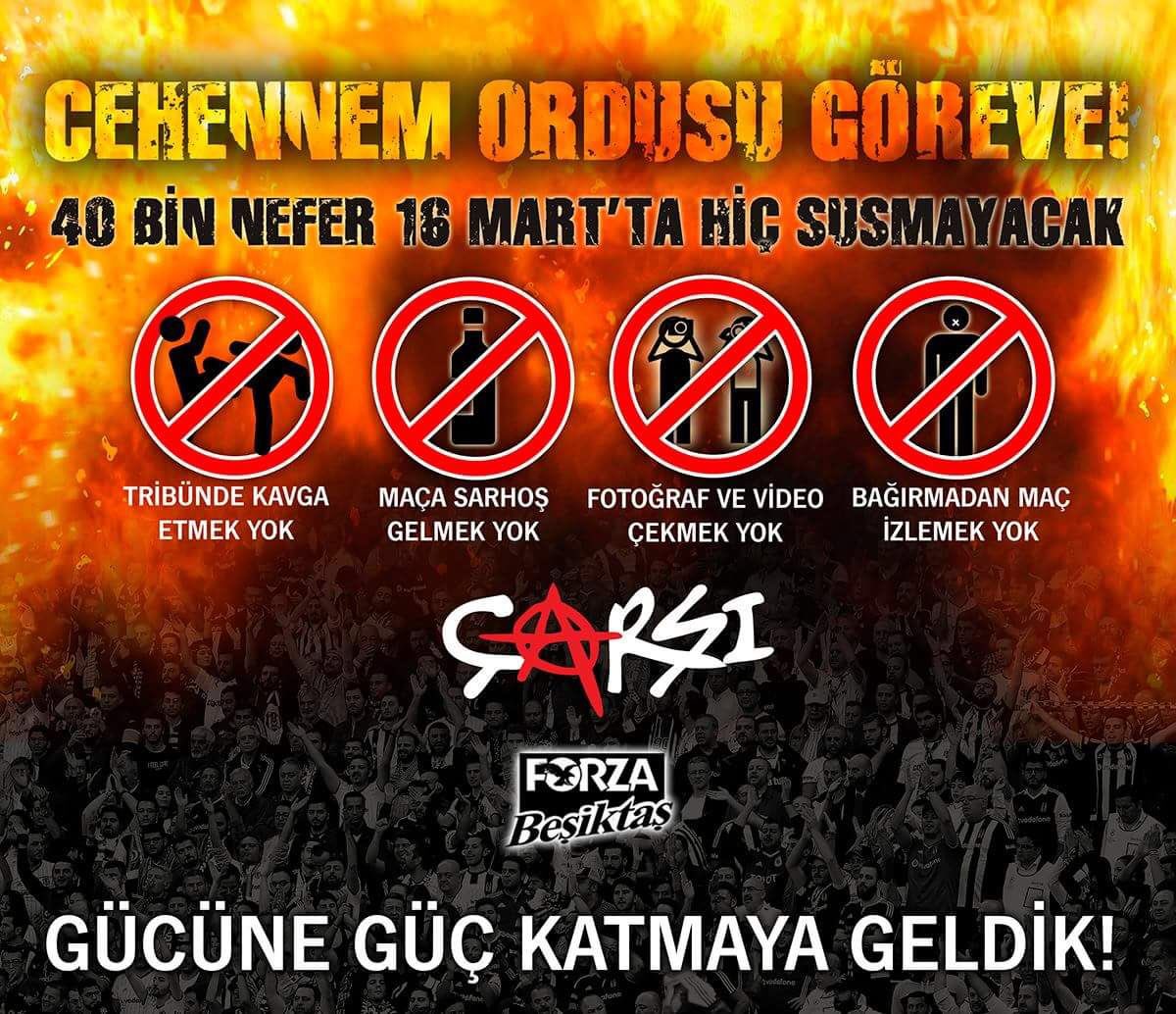 forzabesiktas's tweet photo. Gücüne güç katmaya geliyoruz! Hiç susmadan https://t.co/sZfsSUwBLy