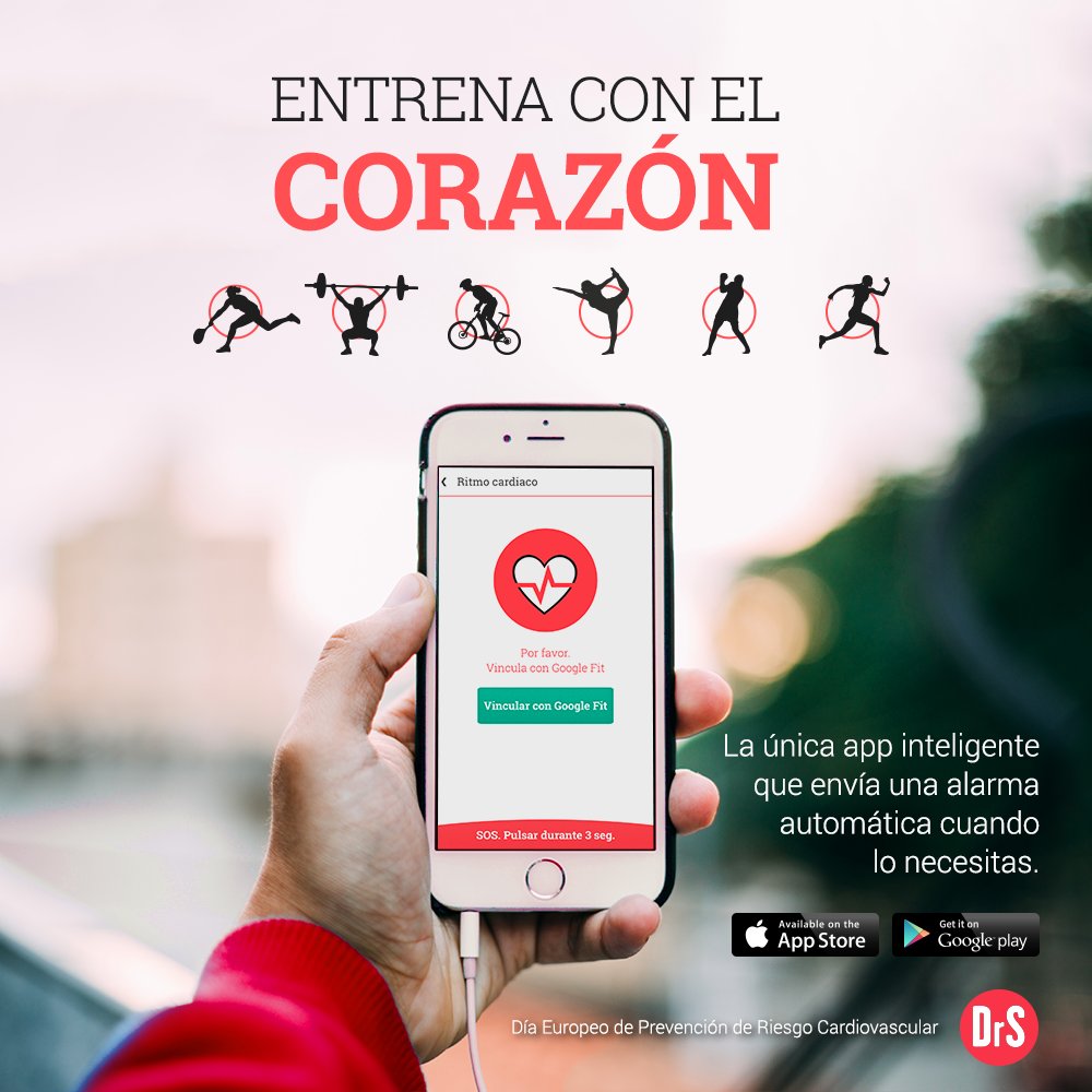 drsecurityapp's tweet photo. Ejercita todos tus músculos, también el ❤️ Lleva #DrSapp contigo: https://t.co/lUNNr99RKi #ready4life #prevención #cardiopatías #deporte https://t.co/HSTSyk8dlO