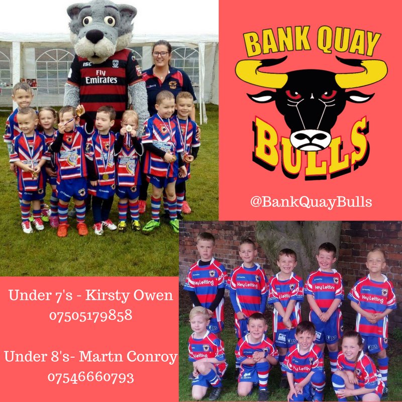 WWRLFoundation's tweet photo. Today's teams pics are @BankQuayBulls u7s and 8s. If your children are in Y3 or 4 and want to play rugby get in touch with them #onecomunity https://t.co/sNC9EWsBxE