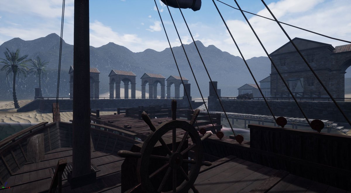 playEpica's tweet photo. Harbor scenery, work in progress #LOE #legendsOfEpica #Unreal https://t.co/r2oIZpYdYv