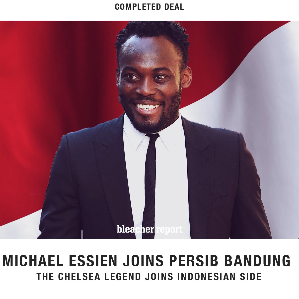 An amazing coup for football in Indonesia 🇮🇩

Michael Essien joins Persib Bandung.