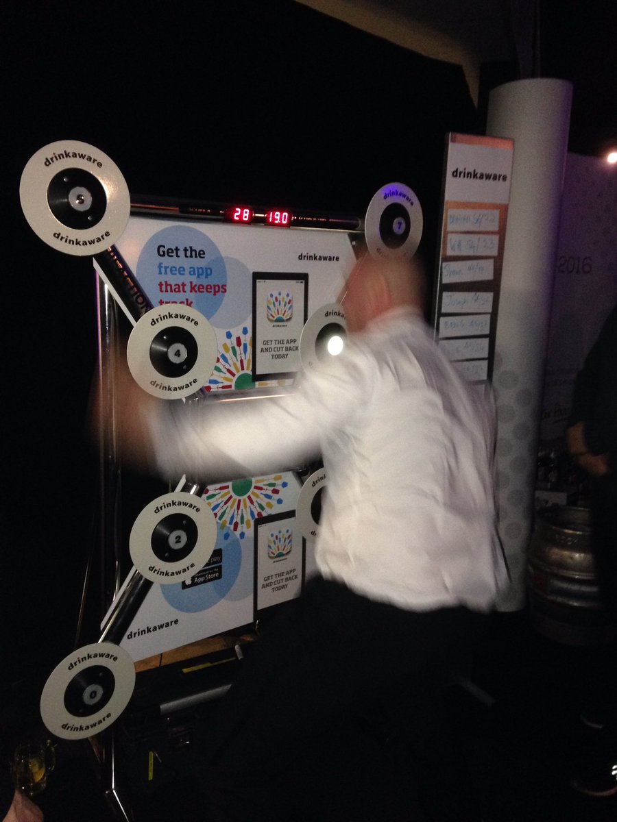 Enterleisure1's tweet photo. #Drunkbusters &amp; Batak at the #publicanawards tonight for #drinkaware great way to see just how much a few drinks affects you https://t.co/3s1kI5ye3r