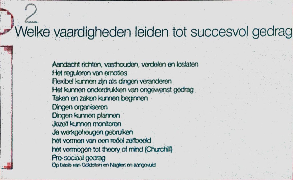 Mooie dia met vaardigheden die tot succes Leiden. Beter te lezen. #landstedevo2017.