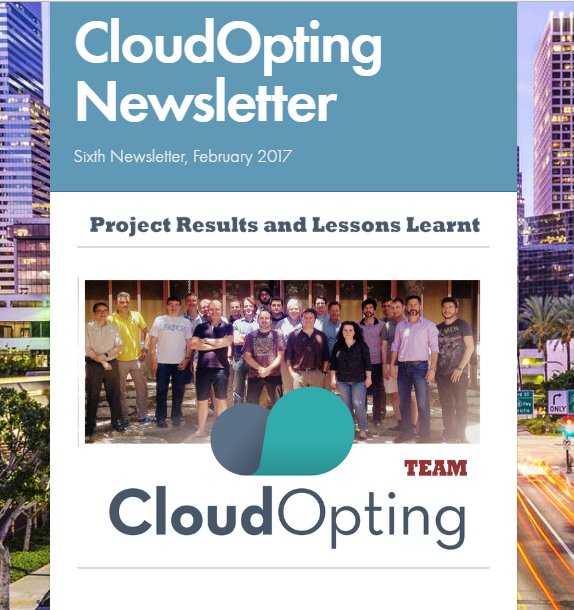 CloudOpting Project tweet media