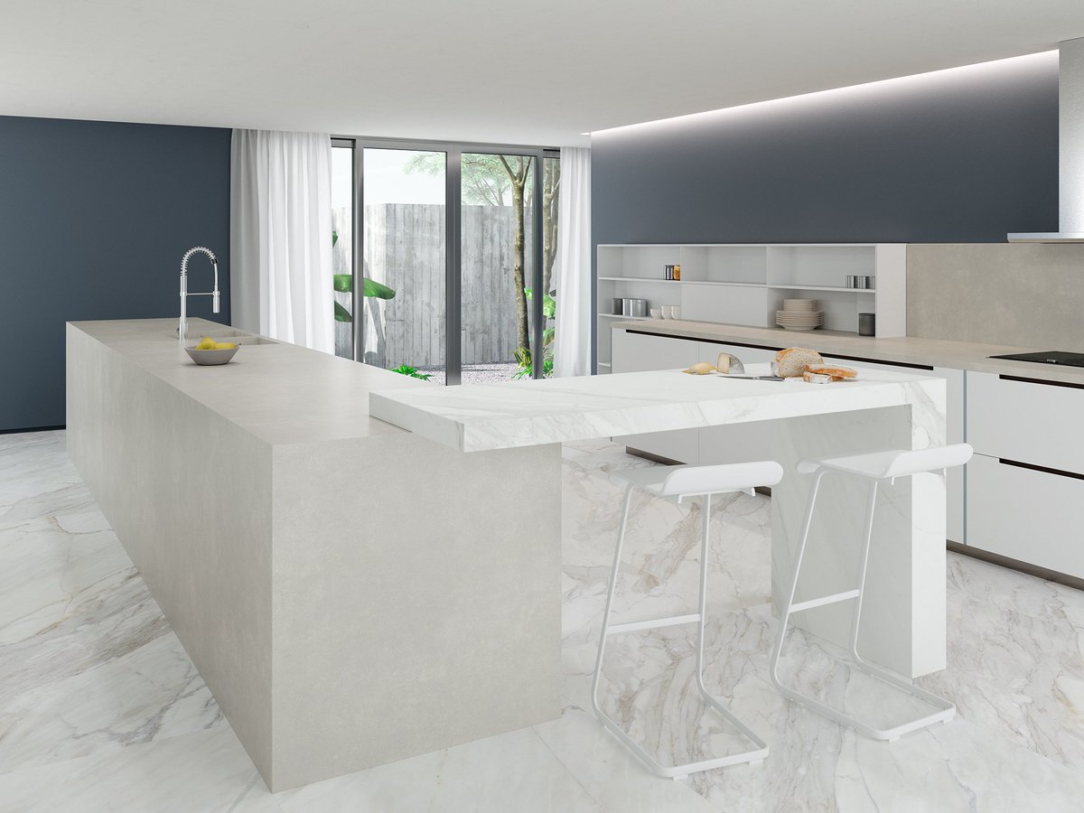 Grespania_Esp's tweet photo. #FEATURE_1 Thanks to its great strength #COVERLAMTop is resistant to everyday wear and scratches on #countertops. #kitchen #ceramics https://t.co/pbiLolM5Ai