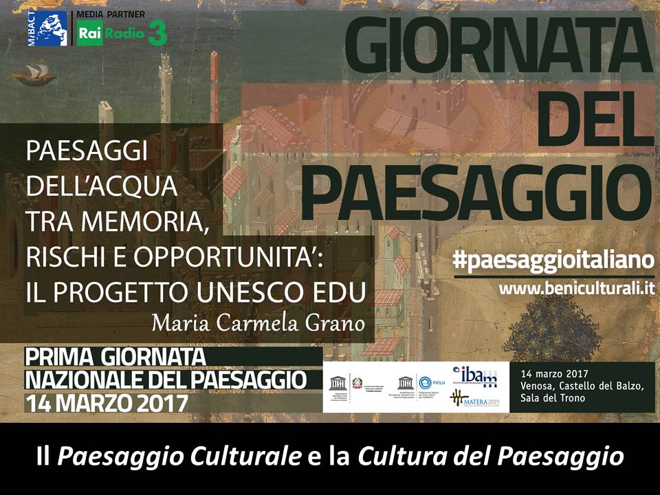 GranoMela's tweet photo. #paesaggioitaliano:storie da raccontare e opportunità da costruire. 
oggi a #Venosa presento #UnescoEDU a nome degli @UNESCO_giovani lucani! https://t.co/uwpetxQvqA
