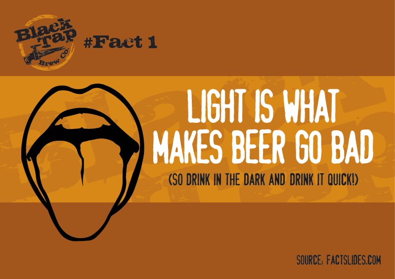 **DID YOU KNOW?**
Yes, we're kicking off our weekly Black Tap Fun Fact posts with our #beer #fact number one today! Stay tuned for more...
