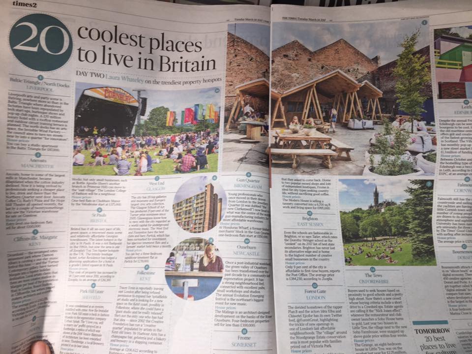 ConstellationsL's tweet photo. Congrats to everyone in the @baltictriangle for creating a neighbourhood recognised by @thetimes as the no1 coolest place to live in Britain https://t.co/BsHD2kJ2Ds