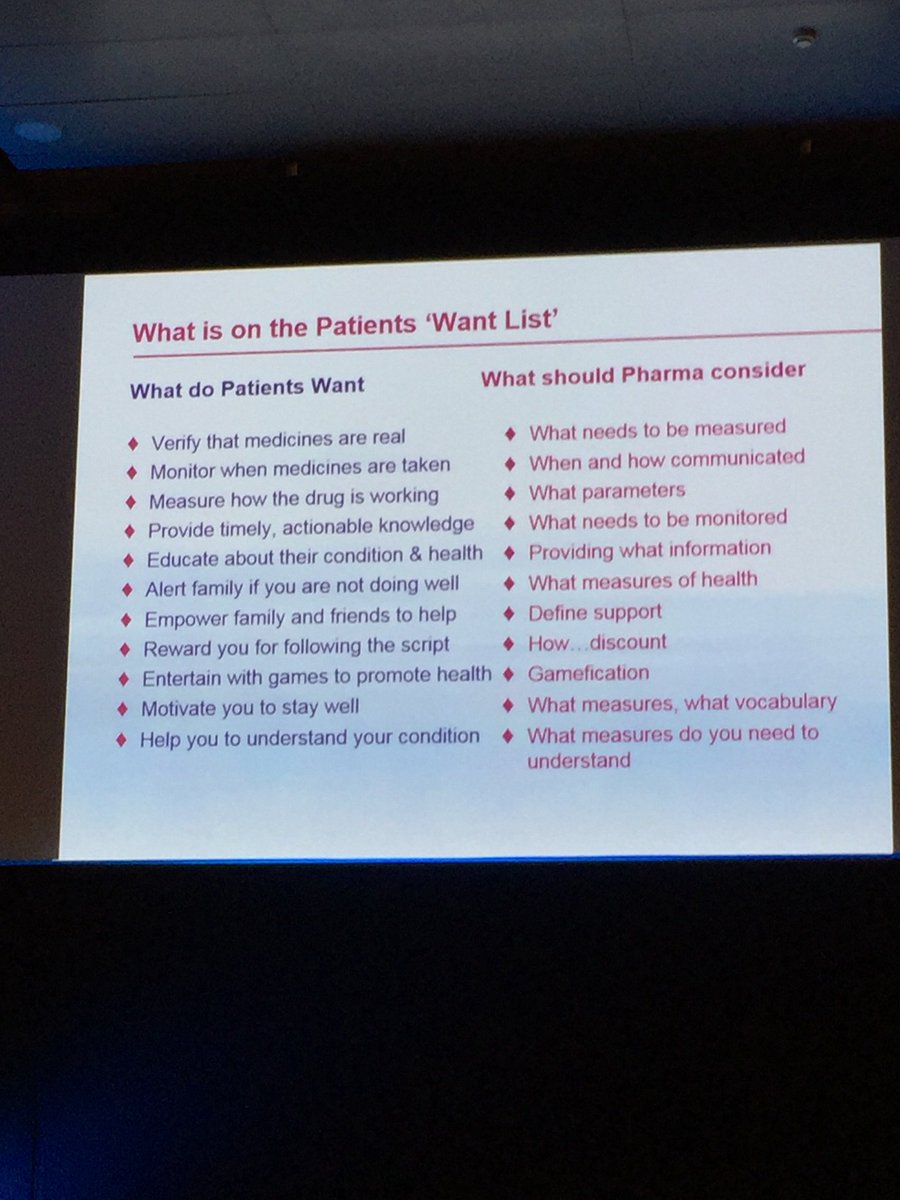 KayWesley's tweet photo. #e4pbarca #unitepharma loads of opportunity for pharma to help patients do better with cancer says Ian - agree! https://t.co/MnU1UsRMcS