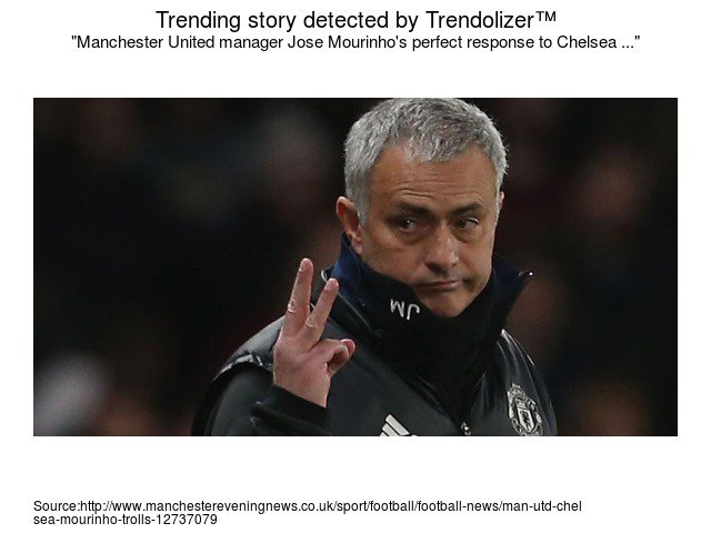 Trendolizer's tweet photo. #ManchesterUnitedmanager #JoseMourinho's perfect response to Chelsea trolls #ManUtdmanager https://t.co/ElahjvAair https://t.co/8XCnW2ur1u