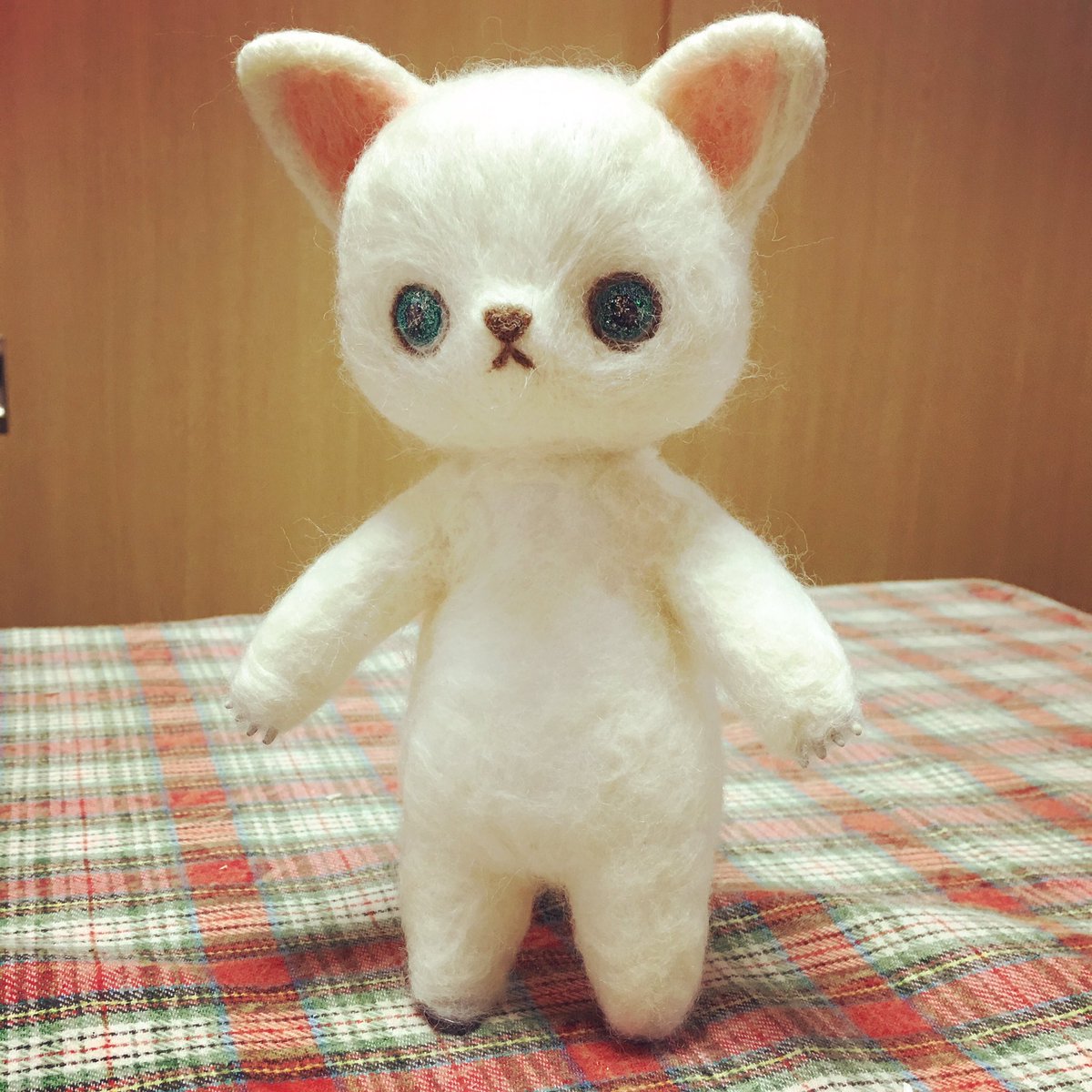 きしあやこ コマ撮りアニメ 立体造形 アートトイ制作 ネコちゃん出来たよ アーマチュア 羊毛フェルト パペット アニメーション