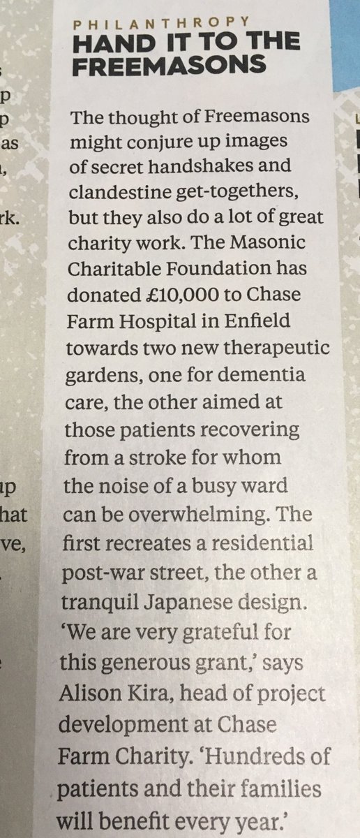 KB_ThirdSector's tweet image. Found a small feature in @BalanceLDN mag about our grant to @RoyalFreeChty- sensory gardens for dementia &amp;amp; stroke sufferers. #charitytuesday