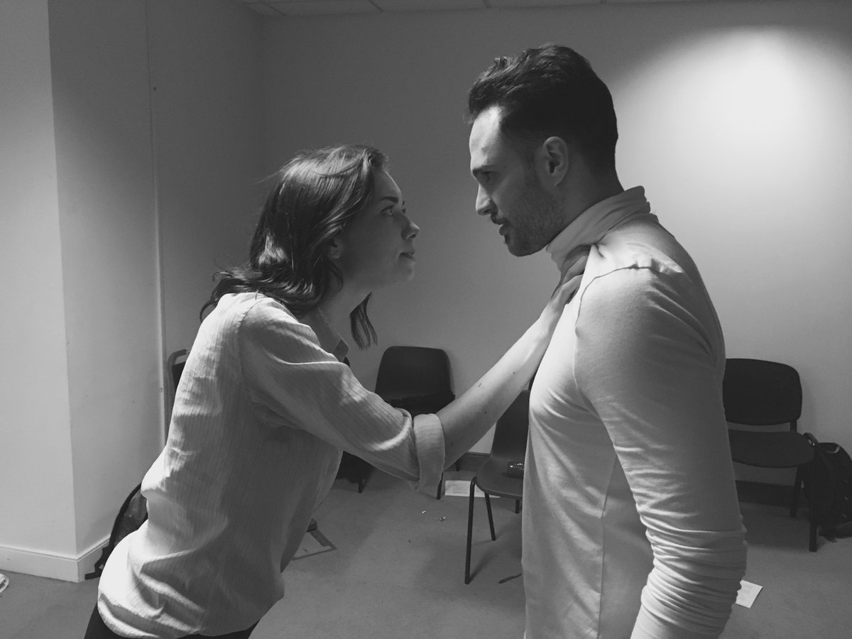 SamJL_92's tweet photo. Hey..hm?..thanks..eat..Things are heating up in the rehearsal room #AfterLiverpool @_StompingGround @StoneCrabsTC  https://t.co/mOP2VLlISO https://t.co/glSOlDlYDY
