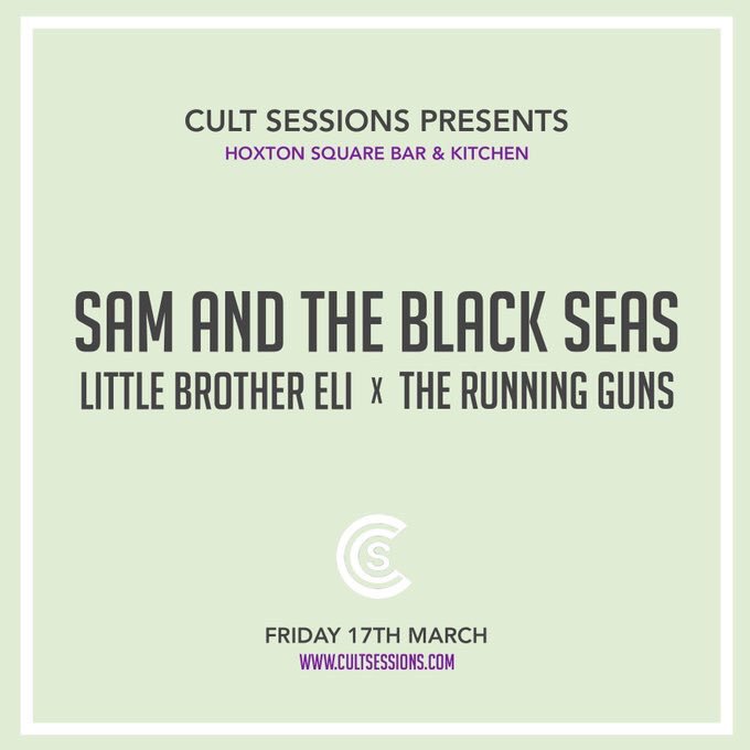 We're back at @HoxtonSquareBar for <a href="/cultsessions/">Cult Sessions</a> this Friday!

cultsessions.com