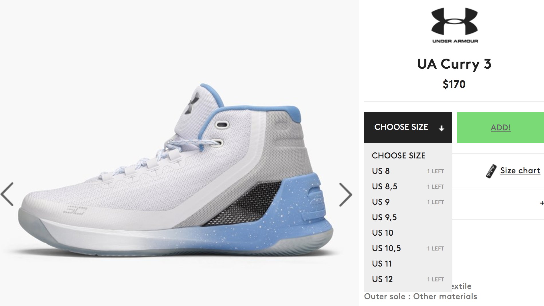 Curry 3 hotsell opal blue