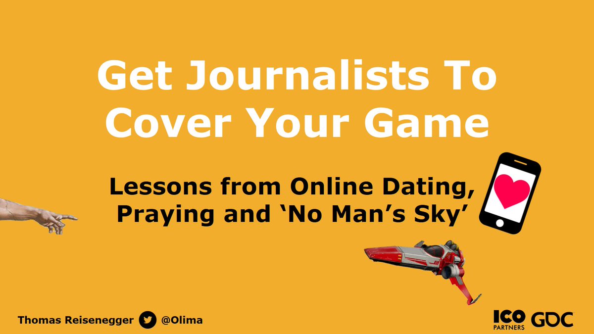 Olima's tweet photo. Hi game dev friends.

My new @Official_GDC talk "Get Journalists to Cover Your Game" is now online for free. 

https://t.co/gxelQok4pr https://t.co/IAOFmF02PO