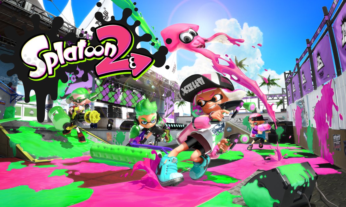 NintendoActu's tweet photo. La démo Global Testfire de Splatoon 2 est disponible au téléchargement sur l'eShop Japonais ! Les serveurs ouvriront le 24 Mars. #Splatoon2 https://t.co/I230IlFo2X