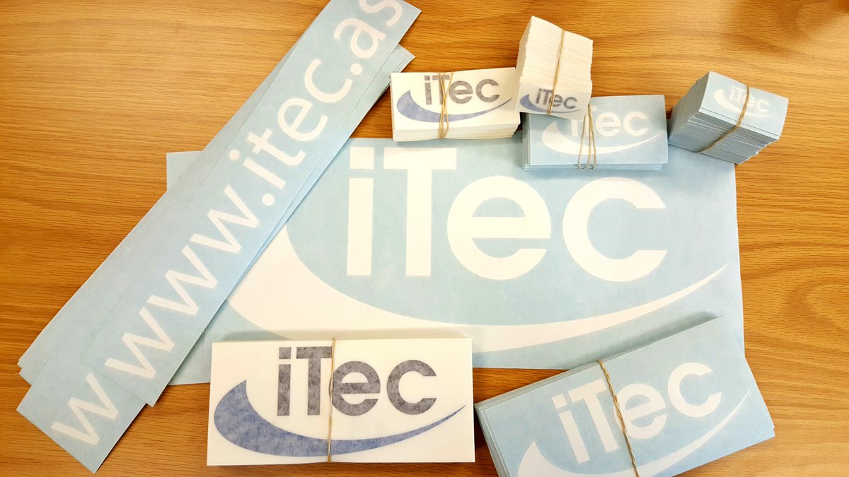 itec_as's tweet photo. Vi er veldig fornøyd med disse nye, flotte klistremerkene som vil være å se på maskiner og utstyr fra oss fremover! #itec https://t.co/NgTm4044mc