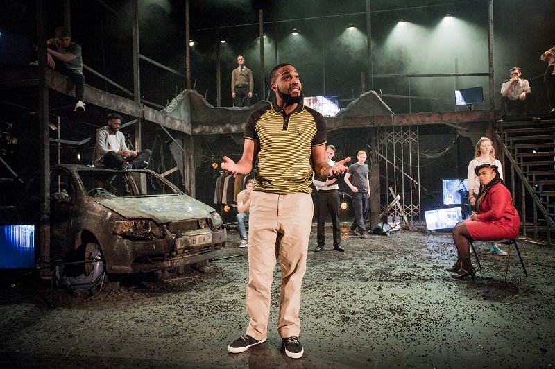 rosebruford's tweet photo. Great opening performance of #TheRiots @StratfordCircus in front of a full house. Tickets @ https://t.co/jp8BWM0Cq7 @TheRiots2017 https://t.co/UYD3o1Cngz