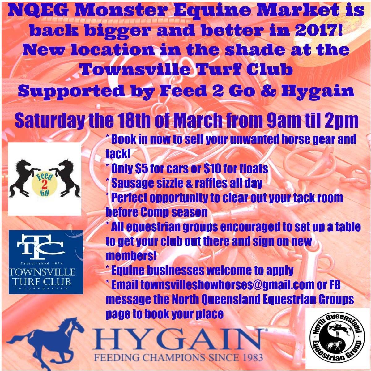 Feed2Go's tweet image. Sell your unwanted tack and then fill your tack room again with all the bargains you get on the day! Every horse person's dream right?