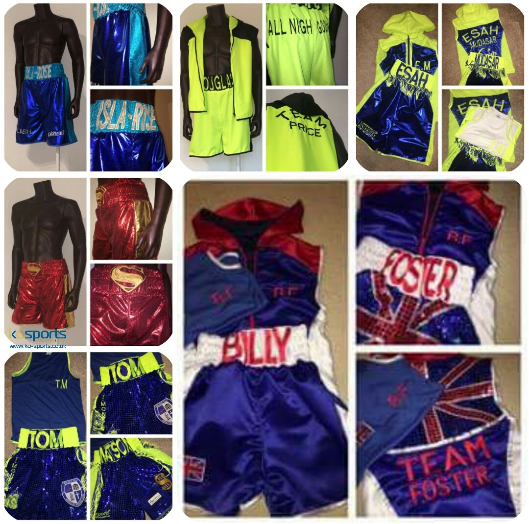 KOSportsUK's tweet photo. Custom Made Fight & Ringwear available at KO Sports Leeds #kosports #koleeds #customshorts #customdesign #boxingshorts #customponcho https://t.co/lkgQcKExV7