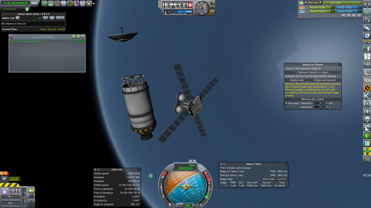 Volatar's tweet image. but why was it stuck?

Because the dish was connected to the fairing stage via MAGIC and held it on until sideways forces happened. #KSPG