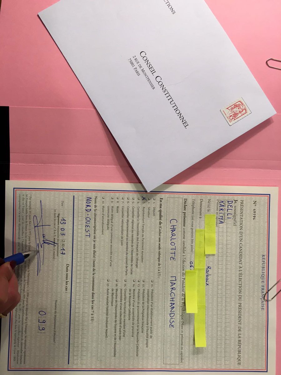 KarimaDelli's tweet photo. Je parraine Charlotte Marchandise pour un nouveau souffle démocratique en France ! #Présidentielle https://t.co/Pjff4rHC5u