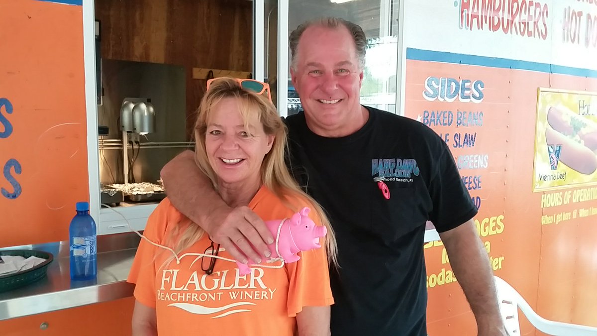 Met the nicest couple selling BBQ for Bike Week up on U.S. 1 the other day. Here's my column in the <a href="/dbnewsjournal/">Daytona Beach News-Journal</a>: news-journalonline.com/news/20170314/…