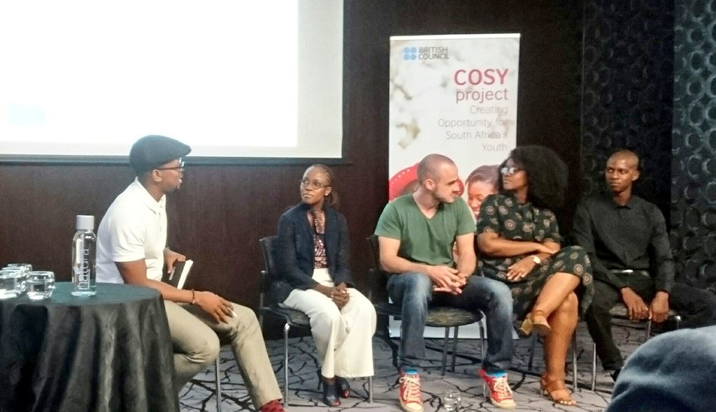 jayshnaidoo's tweet photo. How cool to see one of our early #entrepreneurs on the panel @DroneSnap... Always makes me so proud to do the work we do #SBIncubator #COSY https://t.co/kUXiONfaor