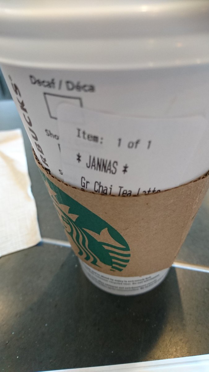 JaniceOwen's tweet photo. Thank you @Starbucks for always making my plain ol name look way more exotic than it is! π #Janice #boringname https://t.co/wSwin8MgCV