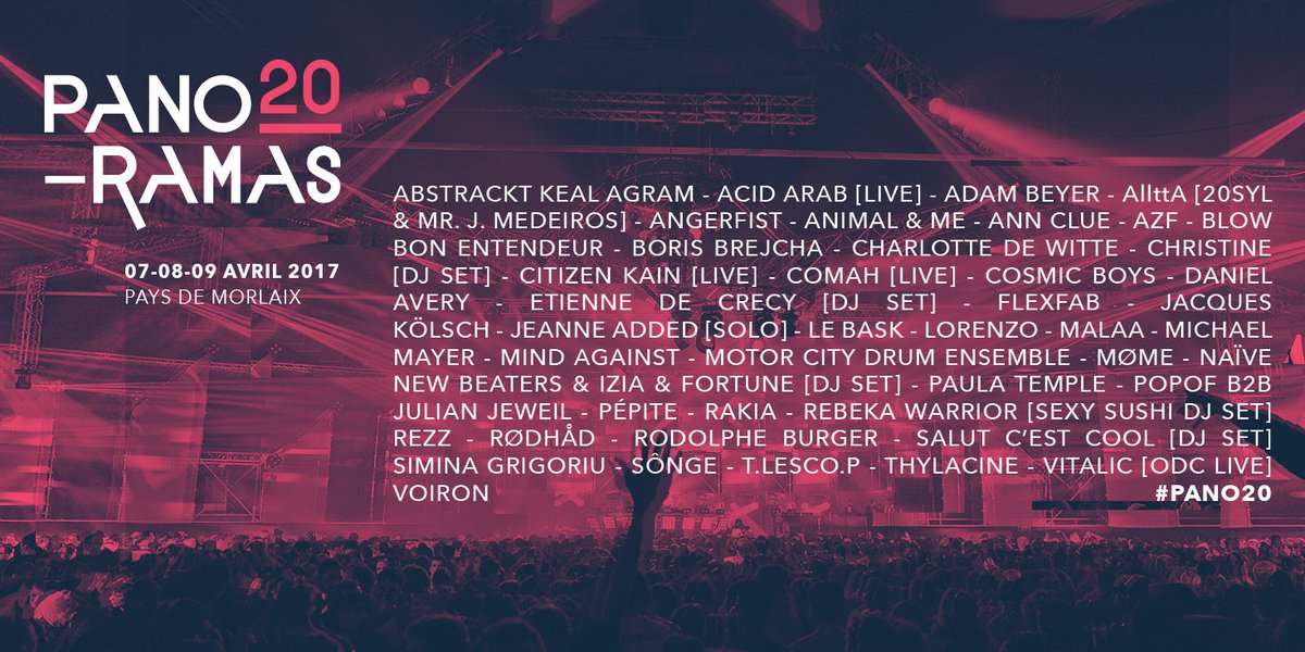 FestPanoramas's tweet photo. Follow + RT pour tenter de gagner un Pass 2 Jours pour #PANO20 !! Fin du concours le 31 mars !! https://t.co/rfmtXdwIqD