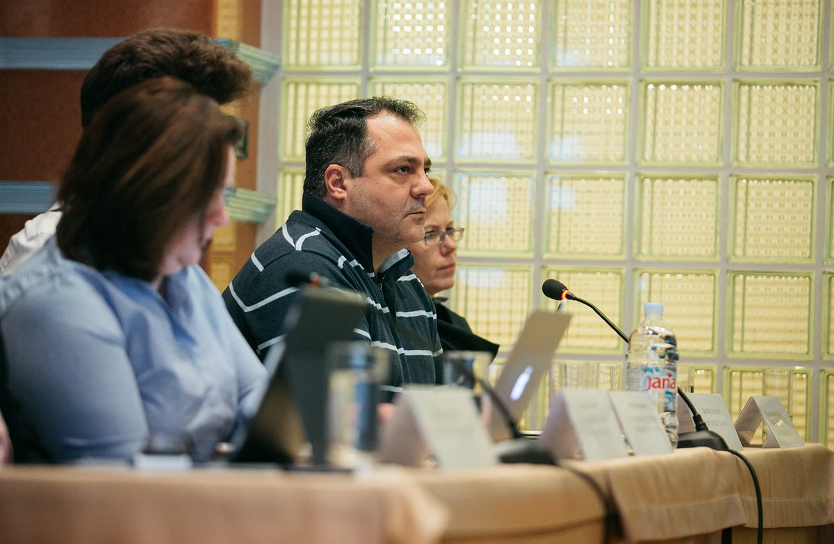 MinistryData's tweet photo. The director of Metamorphosis Foundation (Macedonia), @bjasari was our jury member. We were proud to have him with us! #opendata https://t.co/hiT54tBHMV