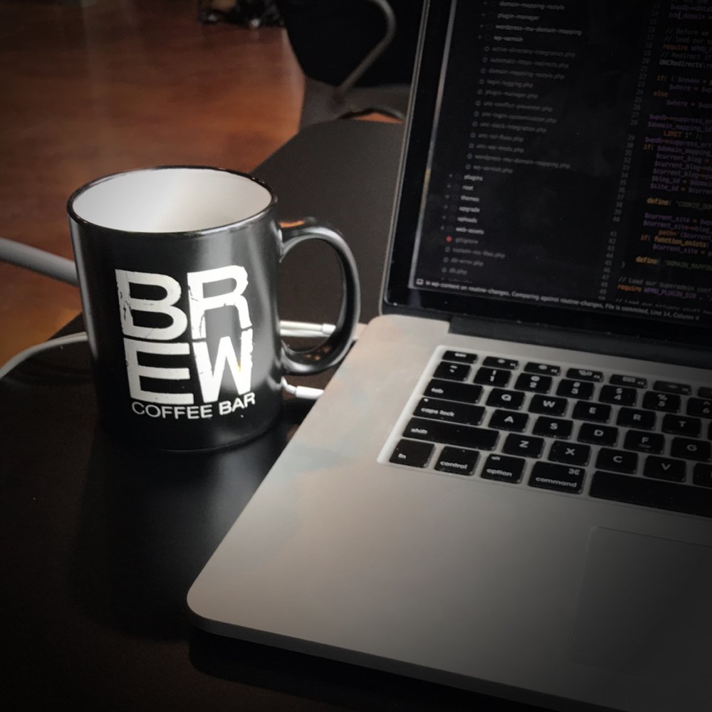 Late morning coffee. Hard to beat BREW  <a href="/BREWCary/">BREW at Cary Theater</a> <a href="/getStealz/">cwk</a>