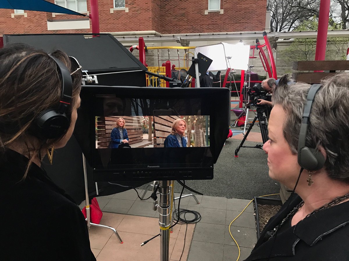 BLACKretail's tweet photo. Tina &amp; Kim on set in Memphis creating a film for St. Jude Children's Research Hospital. https://t.co/vhUB4676xt