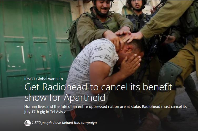 IPNOTGlobal's tweet image. Art is not separate from politics @thomyorke @radiohead cancel benefit show 4 #Apartheid causes.com/posts/987768 #DearThom #CanceltheShow RT