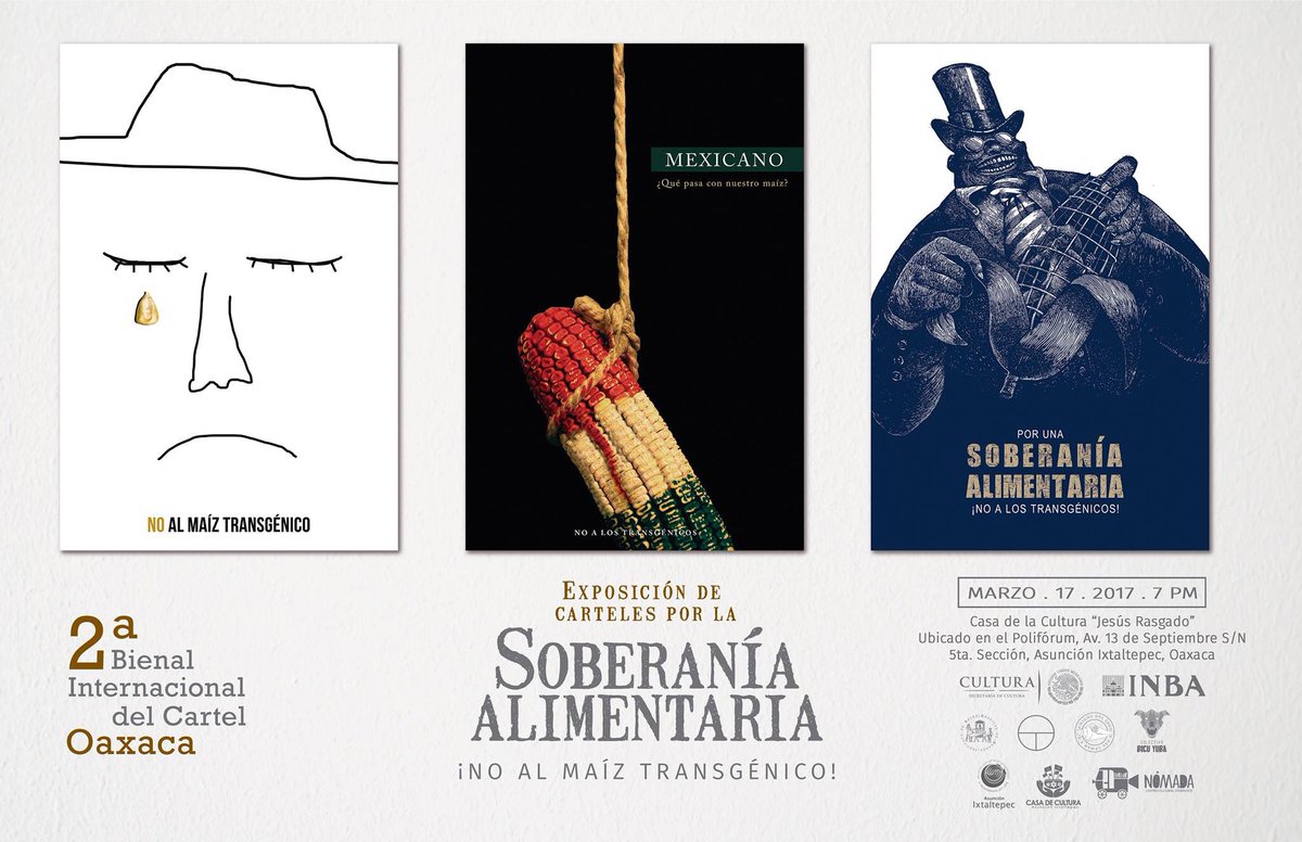 La 2da. Bienal Internacional del Cartel #Oaxaca llega a la Casa de la Cultura Jesús Rasgado, Asunción Ixtaltepec, este 17 de marzo a las 19h