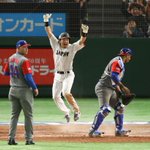 味方のタイムリーにはしゃぎすぎた結果!電池が切れる松田!