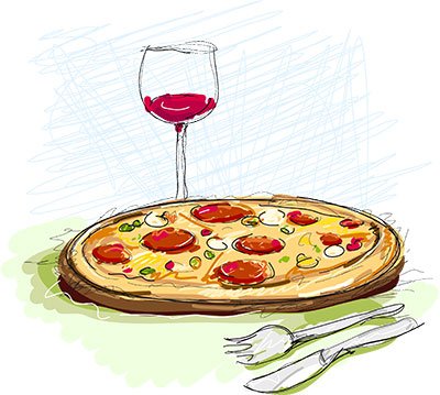 Celebrate National Pi day the right way with some pizza and wine! #piday #314