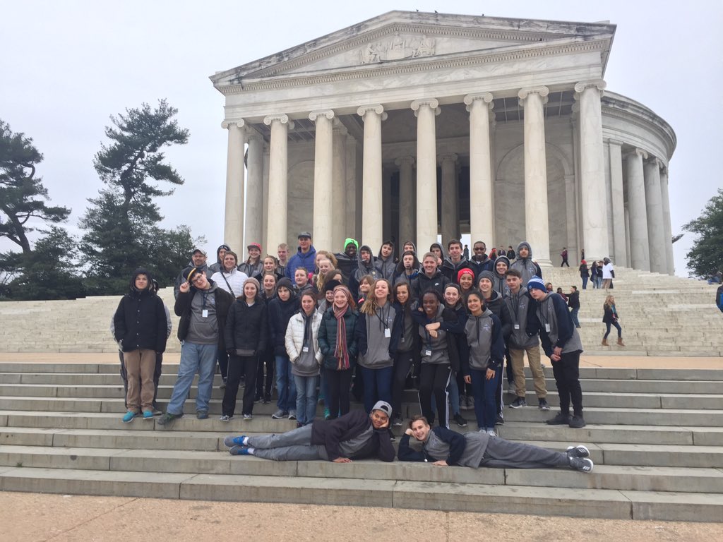 Days 1 - 3 of 8th grade American Heritage trip have been amazing! What a great group of students. They have made us proud. #tpcsah2017